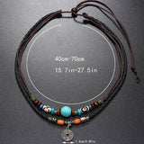 PERSONALIZED BRONZE COIN PENDANT MENS NECKLACE_CWMM4578