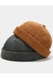SOLID COLOR CORDUROY MELON HAT HIP HOP STYLE CWAH0401