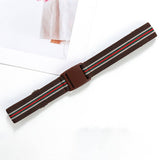 SOLID COLOR PLASTIC BUCKLE ELASTIC BELT_CWABE0681