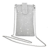 Fashionable And Simple Rhinestone Evening Bag_Cwab3589