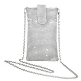 Fashionable And Simple Rhinestone Evening Bag_Cwab3589