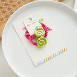 CANDY COLOR CUTE BOW CHILDRENS HAIR TIES_CWAHA1118