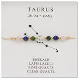 NATURAL STONE COMBINATION ZODIAC BEADED BRACELET_CWAB4627