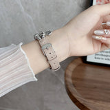 IWATCH9 1 SE DOG PAW ORNAMENT GENUINE LEATHER STRAP_CWWW0060