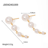 ELEGANT SHELL PEARL TASSEL EARRINGS_CWAJE1368