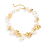 PUNK STYLE IMITATION PEARL NECKLACE_CWAJE1125