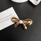 High-End And Elegant Bow Alloy Hair Clips