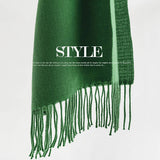 COZY SOLID COLOR WINTER SCARF WITH FOR WOMEN_CWASC0991