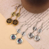 ETHNIC STYLE SIMPLE RETRO ENAMEL EARRINGS_CWAJE3997