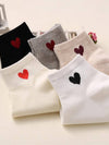 Cute Heart Cotton Ankle Socks Women Casual_Cwshb00069