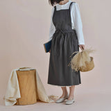 Waterproof Cotton Linen Apron Aprons With Pocket_Cwmm3287