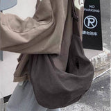 CANVAS DUMPLING BAG CROSSBODY SHOULDER BAG_CWAB4104