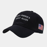 RED BASEBALL HAT MAKE AMERICA GREAT AGAIN CWAH2023