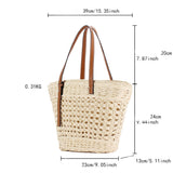 CASUAL HOLIDAY HOLLOW LARGE CAPACITY WOVEN BAG_CWAB2023