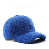 Vintage Fleece Baseball Cap Warm Winter Hat_Cwah04794
