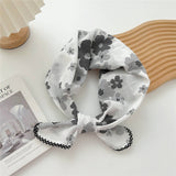 COTTON LINEN SQUARE SCARF FOR WOMEN S NECK WRAP_CWMS0672