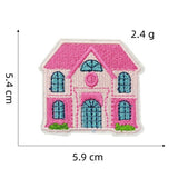 NEW PINK CARTOON EMBROIDERED CLOTH PATCH_CWMM4021