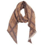 CIRCLE YARN DIAMOND SCARF REVERSIBLE WINTER WRAP_CWASC0122