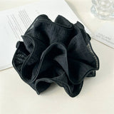 Large Blue Chiffon Scrunchie Ponytail Holder_Cwaha07529