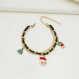NEW CHRISTMAS STYLE MULTI LAYER CHAIN BRACELET_CWAJE1859