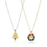 Christmas Cartoon Pendant Necklace_Cwaje2156