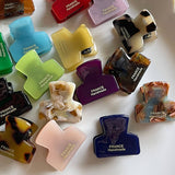 MINIMALIST GOLD TONE MINI TORTOISE HAIR CLAW_CWAHA4016