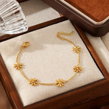 PASTORAL STYLE SMALL FLOWER PEARL BRACELET_CWMM3726