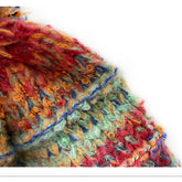 COLORBLOCK KNITTED HAT MIXED COLOR EARMUFFS HAT_CWAH2047