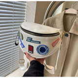 Wide Letter Shoulder Belt Bag Crossbody Bag_Cwab2069