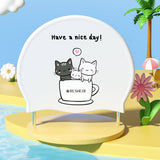 GIRLS SILICONE SWIM CAP CUTE CARTOON EAR COVER_CWMM6786