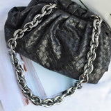 ELEGANT PLASTIC UV PLATED BAG CHAIN FOR WOMEN_CWMM5098