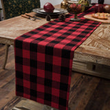 PLAID PATTERNED KITCHEN TABLE RUNNER_CWMM0031
