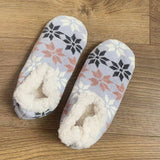 Winter Snowflake Soft-Soled Socks Slippers_Cwms1214