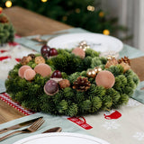 Ins Nordic Faux Nordic Pine Christmas Wreath_Cwmm9926