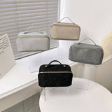 NEW FLAT LARGE CAPACITY SHINY COSMETIC BAG_CWAB4374