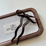 Elegant Bow U-Shaped Hair Stick Sweet Bun Pin