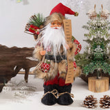 12 INCH STANDING SANTA CLAUS DECORATIVE FIGURE_CWMM2767