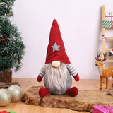 CHRISTMAS FACELESS OLD MAN ELF FIGURINE DECORATION_CWMM2918