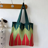 Women Large Capacity Woven Tote Bag_Cwab3082