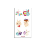 EASTER EGG BUNNY TATTOOS KIDS WATERPROOF SET_CWMM8376