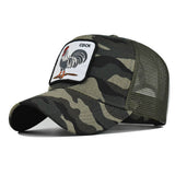 NEW ANIMAL EMBROIDERED BREATHABLE MESH TRUCKER HAT_CWAH1357