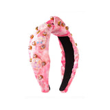 FASHION TIE DYE FABRIC DIAMOND HEADBAND_CWAHA2140