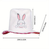 EASTER VELVET RABBIT EARS BUNNY DECORATIVE HAT_CWAH2977