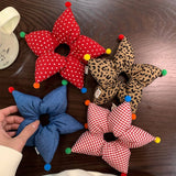 Star Scrunchie Bun Hair Tie Small Design_Cwaha07831