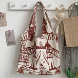 NEW CUTE SOFT GIRL ARTISTIC CANVAS BAG_CWAB2176