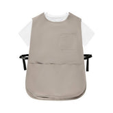 Waterproof Short Linen Aprons With Pockets_Cwmm3302