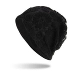 Lace Flower Double Top Hat Pile Pile Hat