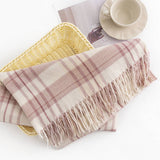 Elegant Fashion Plaid Elegant Warm Shawl Scarf