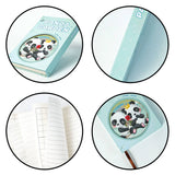 PORTABLE TRI FOLD MAGNETIC BUCKLE NOTEBOOK_CWMM1854