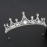 CELEBRITY STYLE BRIDAL CROWN WEDDING ACCESSORIES_CWMM2028